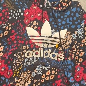 Adidas Multicolor Floral Hoodie
